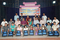 School bags gifted